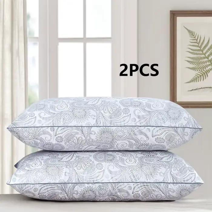 Oreiller de sommeil à motifs de texture brossée de haute qualité, oreiller à motifs de qualité hôtel