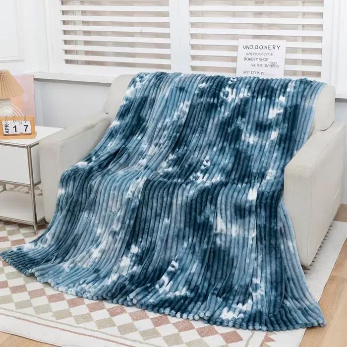 Couverture de Lit en Fourrure pour Adulte, Plaid Moelleux, Chaud, Doux, Confortable, pour Chambre à