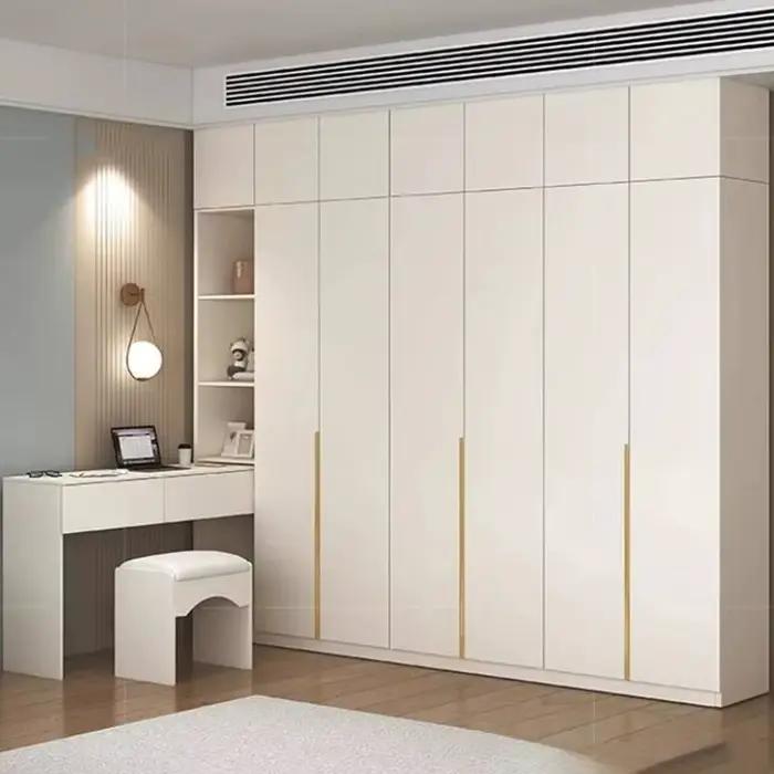 Nouvelle coiffeuse tiroirs armoire nordique luxe vêtements rangement armoire multifonction blanc Gua