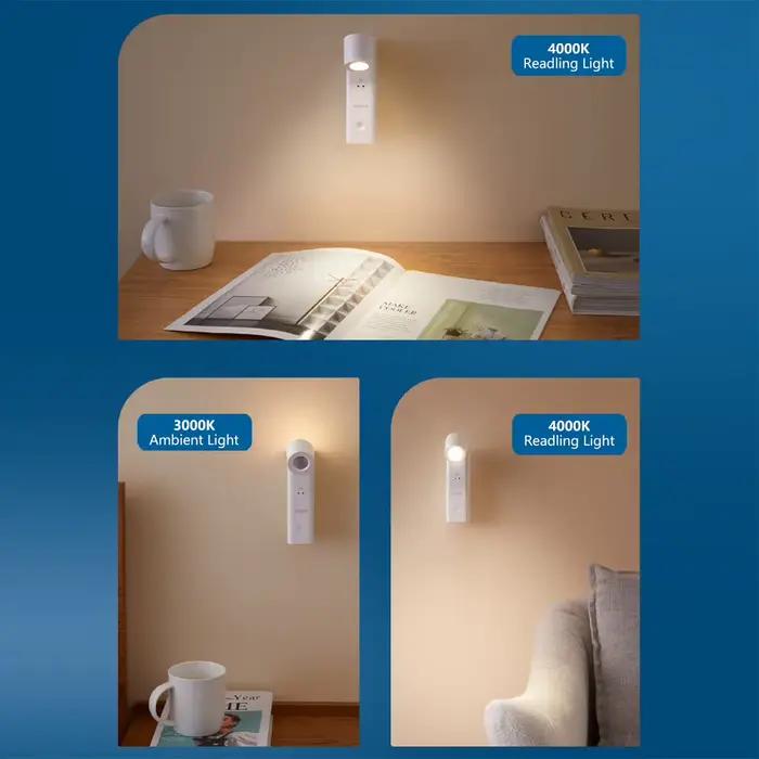 Philips PAS341 veilleuse de chevet grande capacité de batterie lampe de lecture de chambre USB type-