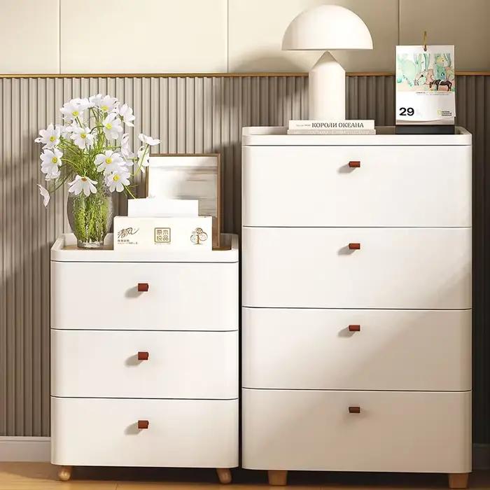 Table de chevet de Style japonais avec tiroirs, meuble de rangement nordique moderne, organisateur d