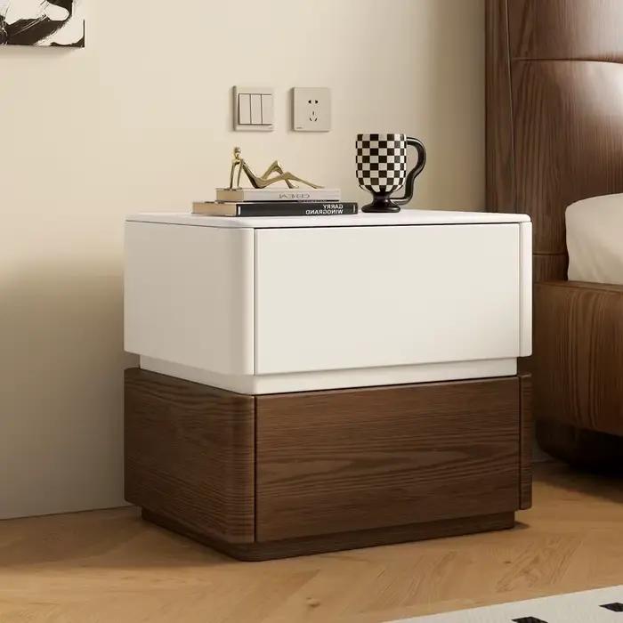 Table De chevet peu encombrante légère De luxe avec tiroirs, Design De rangement, meubles De chambre