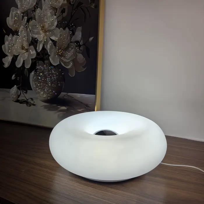 Bauhaus lampe de table prise USB chambre lampe de chevet salon salle à manger décoration beignet lum
