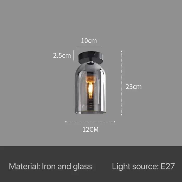 Plafonnier Led suspendu en verre au design nordique moderne, luminaire décoratif d'intérieur, idéal