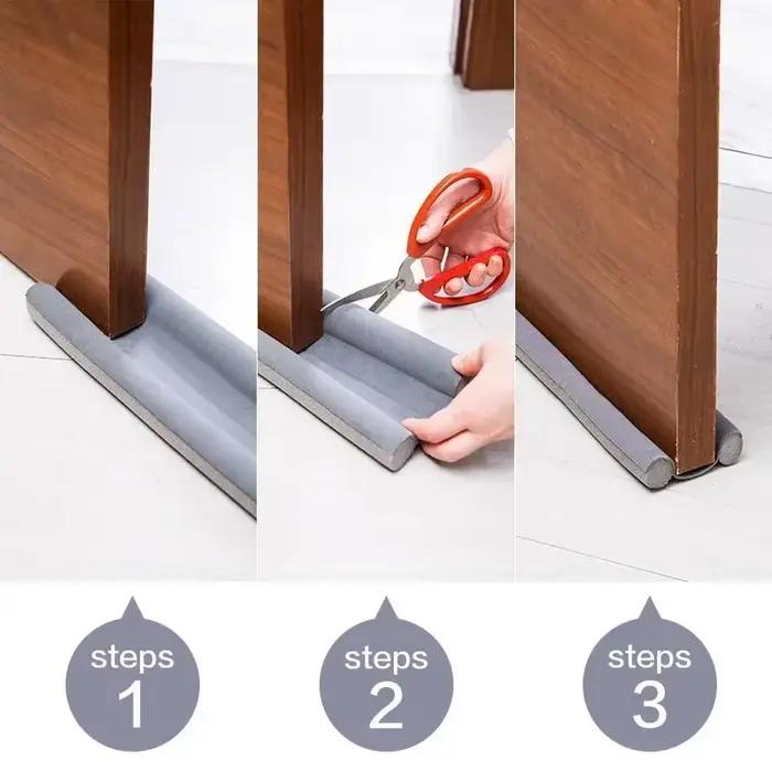 Bande d'étanchéité pour bas de porte, bouchon Flexible de réduction du bruit du vent, bloqueur d'éta