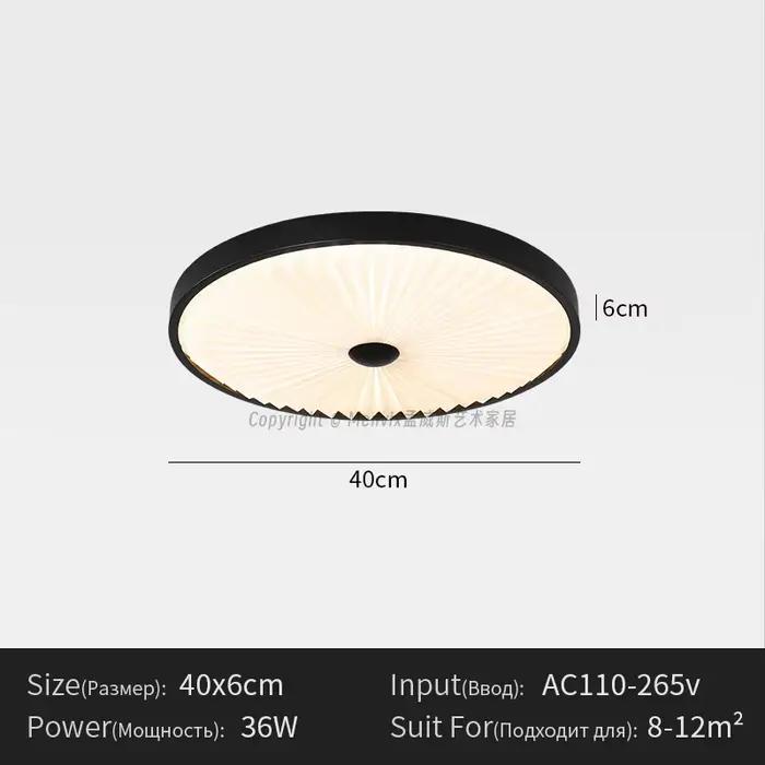 Menvix noir chambre plafonnier moderne minimaliste chambre principale chambre crème Style Super lumi
