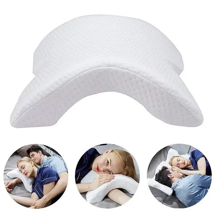 Oreiller orthopédique incurvé en forme de U pour le sommeil, oreiller pour les mains en mousse, prod