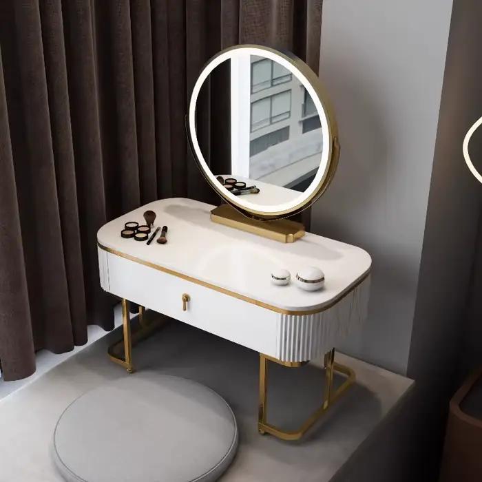 Rangement maquillage coiffeuse étagère organisateur bijoux Design coiffeuse ornements nordique Pente