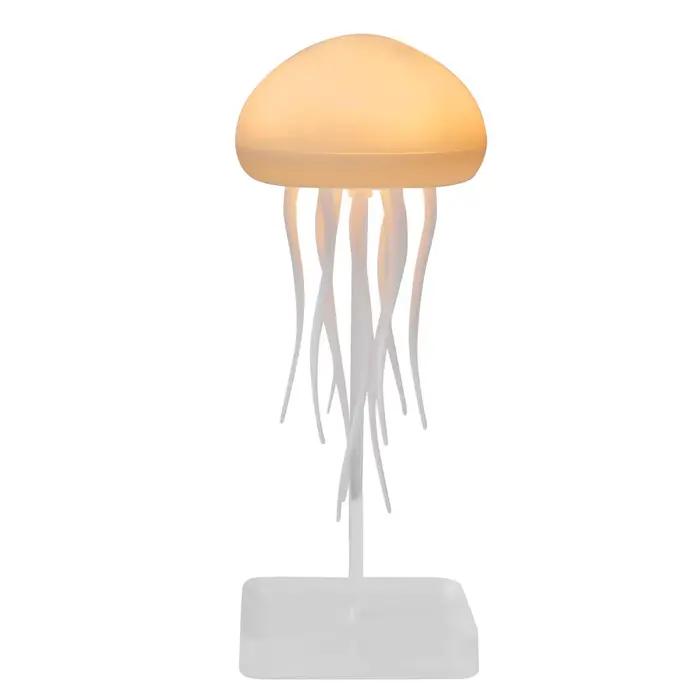 Petite lampe de chevet, lampe méduse, lampe d'ambiance colorée, veilleuse rechargeable pour chambre