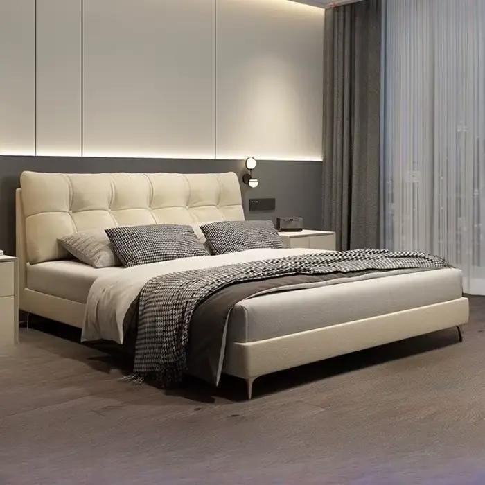 Lit de rangement en tissu personnalisé, moderne et Simple, chambre principale de 1.51.8 mètres, lit