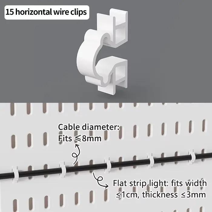 Panneau perforé de rangement pour meubles de maison : support de rangement sur pied réglable en haut