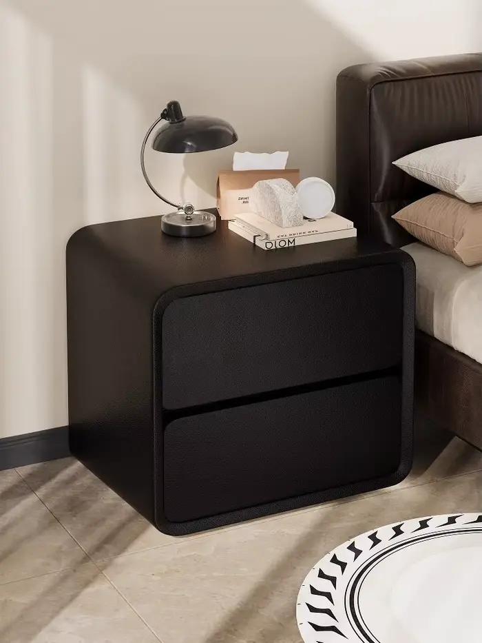 Table de chevet moderne et tendance, de luxe, style nordique, avec rangement, esthétique vintage, ta
