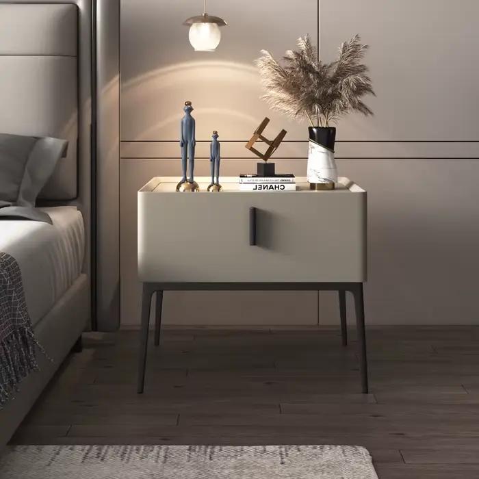 Rangement décor Table De nuit tiroir moderne chambre à coucher Table De nuit Table De chevet Table d