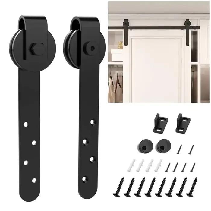 Kit de quincaillerie pour porte de grange coulissante, 1 ensemble, Super Mini système de portes de g