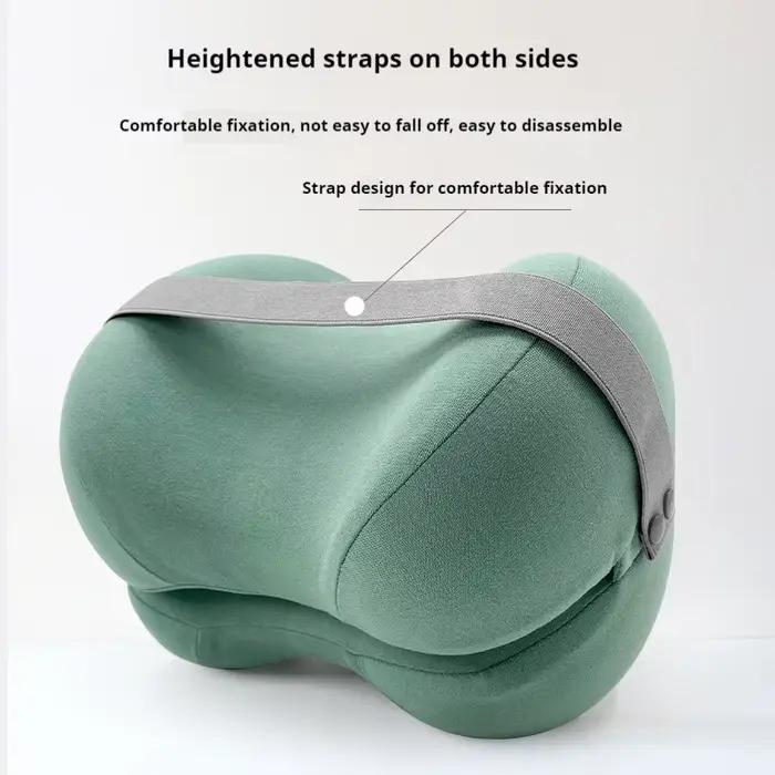 Oreiller de genou profilé pour dormir, oreiller de jambe en mousse à mémoire de forme rafraîchissant