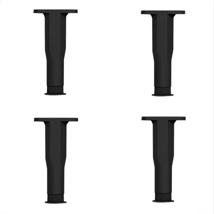 Lot de 4 pieds de support de lit réglables, hauteur réglable, convient aux lits King et Queen, insta