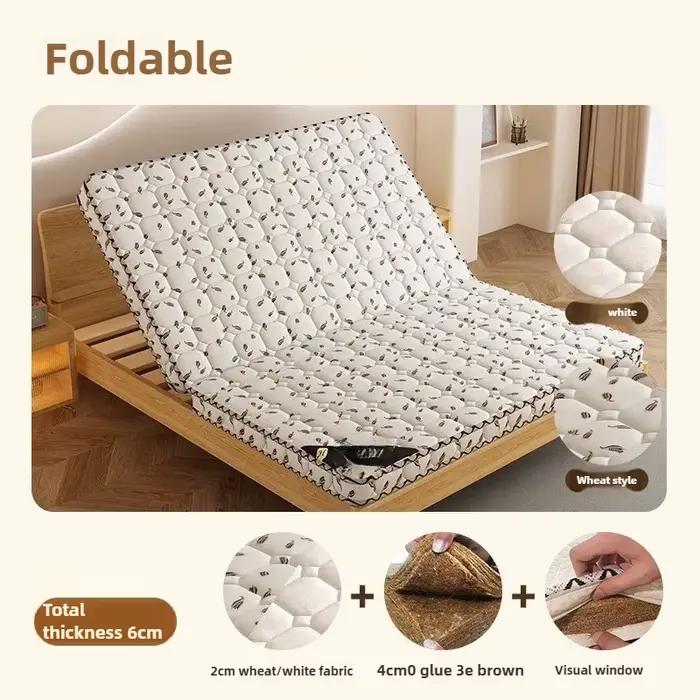 Nouveau matelas en cocotier naturel pour maison de location, coussin durci, Protection de la taille,