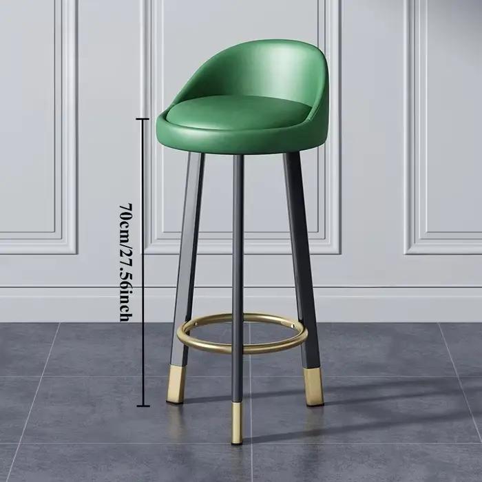 Chaise de Bar légère et rotative de luxe, chaise de Bar avec dossier, chaise de levage, moderne et S