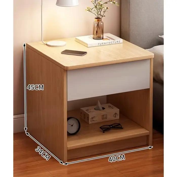 Table de chevet moderne et simple pour chambre à coucher, petite étagère de chevet spéciale pour hôt