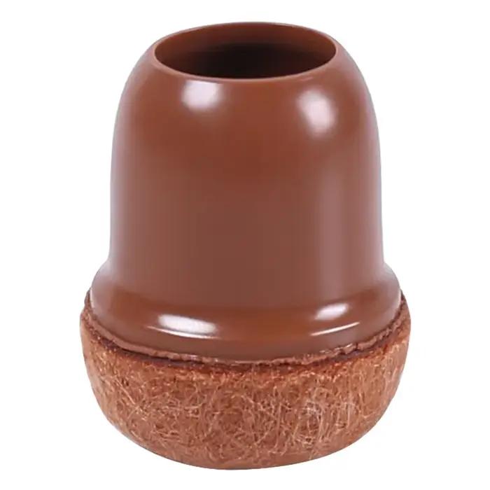 Protecteurs de sol pour pieds de chaise en Silicone TPE, 8 pièces, avec feutre, couvre-pieds de chai