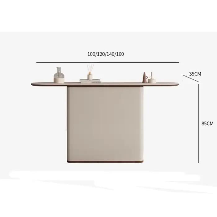 Table d'angle avec tiroirs, design moderne, style industriel, consoles de salon, meubles de salon, c