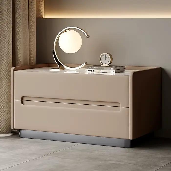 Table de chevet minimaliste et tendance, élégante, avec rangement, design créatif et raffiné, mobili