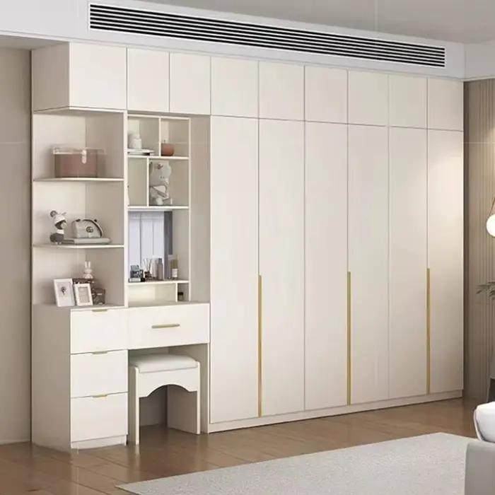 Nouvelle coiffeuse tiroirs armoire nordique luxe vêtements rangement armoire multifonction blanc Gua