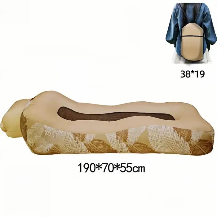 Canapé gonflable d'extérieur, lit gonflable amphibie portable, matelas-coussin pour camping et festi