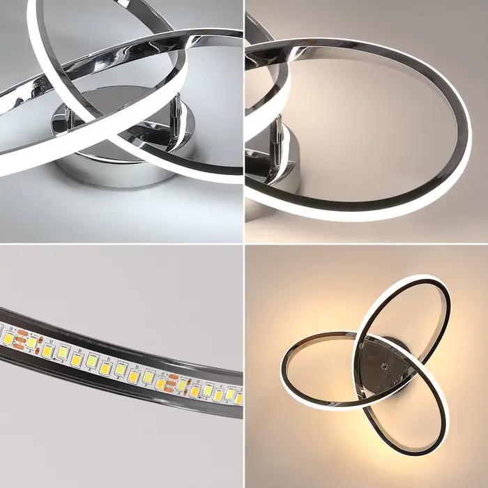 Plafonnier réglable, plafonnier LED 36W avec télécommande pour salon, couloir, cuisine salle de bain