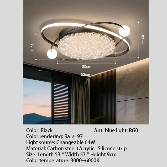 Plafonnier de chambre à coucher 2026 Nouveau design moderne simple créatif unique Lampe de protectio