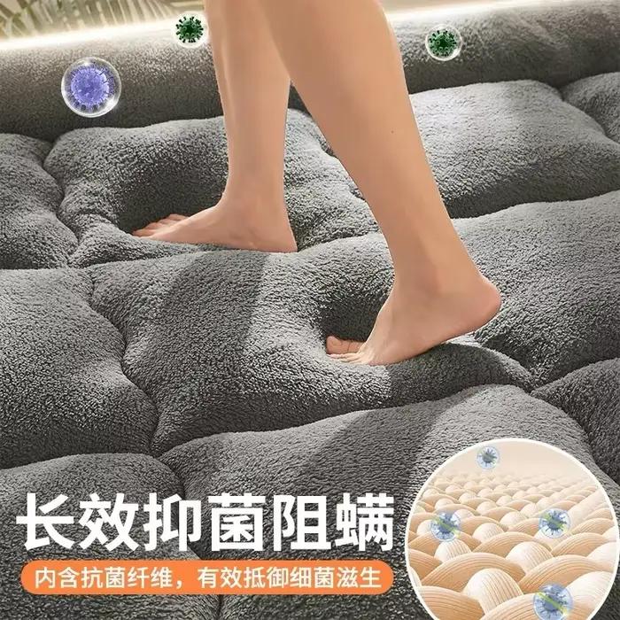 Surmatelas en peluche pour une expérience de sommeil luxueuse, coussin de lit doux au sol, lits d'hô