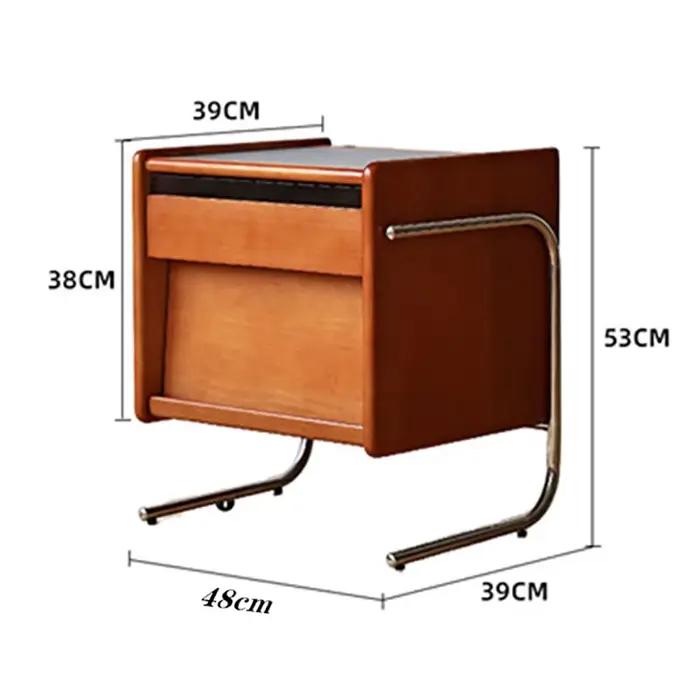 Table De chevet à compartiment caché, minimaliste, moderne, peu encombrante, luxe, Premium, meubles