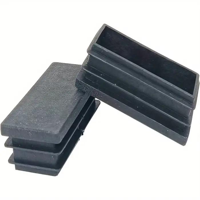 Bouchons de trou rectangulaires en plastique, 10 pièces, inserts de bouchons et bouchons de tuyaux,