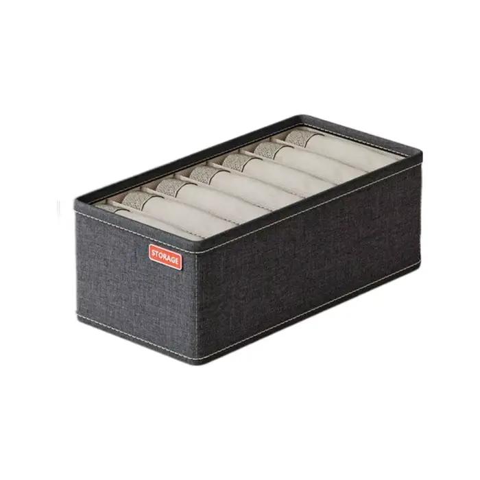 Organisateur de tiroir de placard pour sous-vêtements, vêtements, chaussettes, soutiens-gorge, boîte