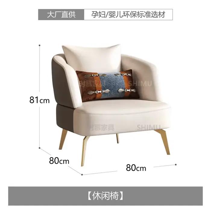 Expérience élégance Comt canapé inclinable de luxe moderne canapé d'angle élégant idéal élégant espa