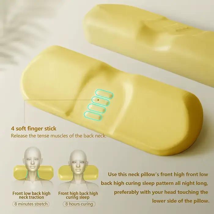 Oreiller cervical, oreiller de contour en mousse à mémoire de forme, oreillers de lit pour dormir la