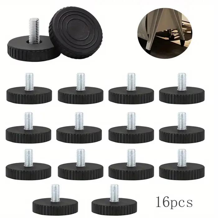 Pieds de Chaise Abati ables Réglables, 16 Pièces, Polymères de Meubles, Base à Vis, Protection de So