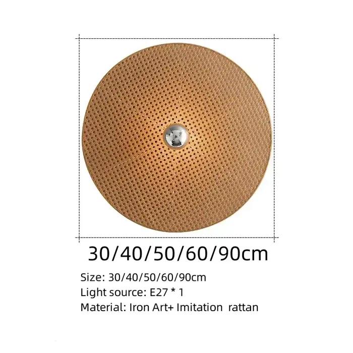 Applique murale en Imitation rotin pour cuisine, couloir, Loft classique, éclairage de chevet pour l