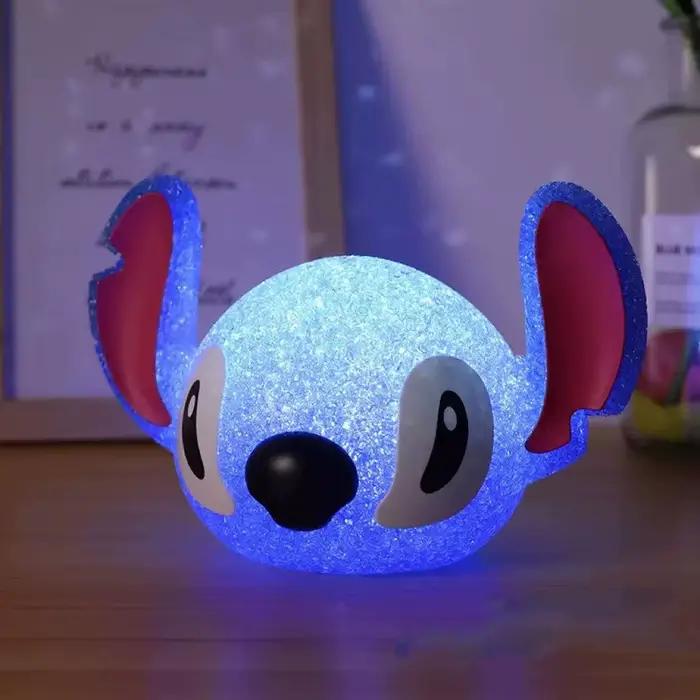 Lampe de projection de particules Lilo & Stitch, veilleuse créative 3D Lilo et Stitch, lampe de lect
