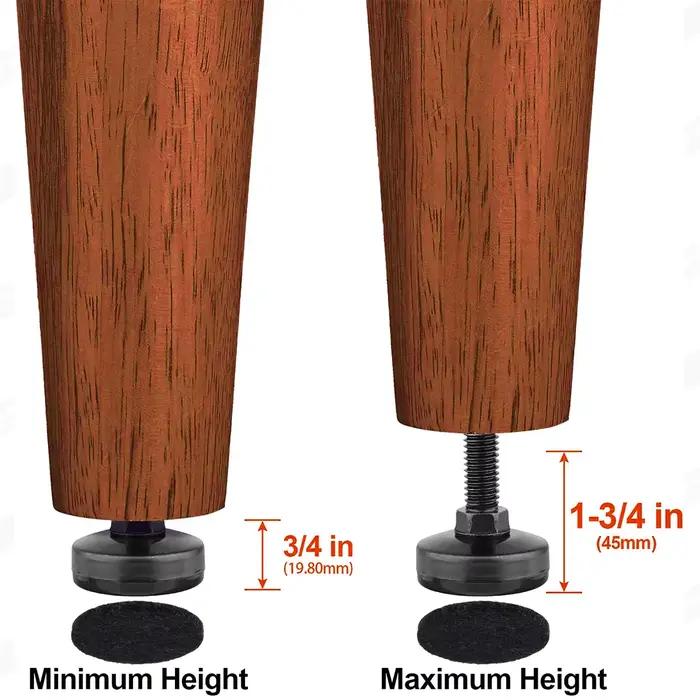 Pieds de Meubles RapDuty, Réglables, pour Tables, Chaises, artificiel évateur de Canapé, Livraison D