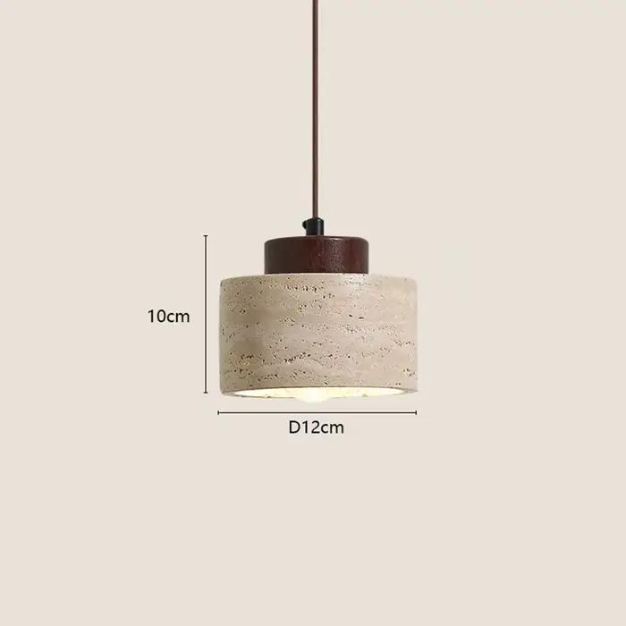 Apanais design moderne wabi-sabai chambre chevet éclairage bar B & B jaune grotte pierre lustre chev