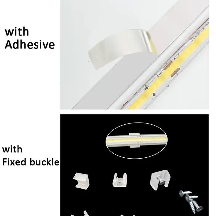 Bande Led COB haute luminosité 220V, ruban Flexible pour chambre à coucher, cuisine, éclairage extér