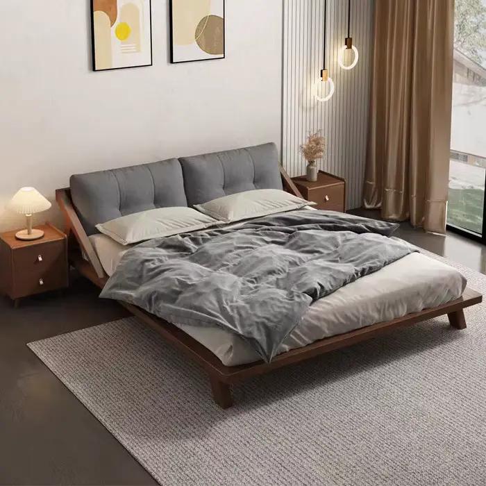 Rangement lit Double chambre Table de chevet lit de couchage français tables de nuit King Mobili Per