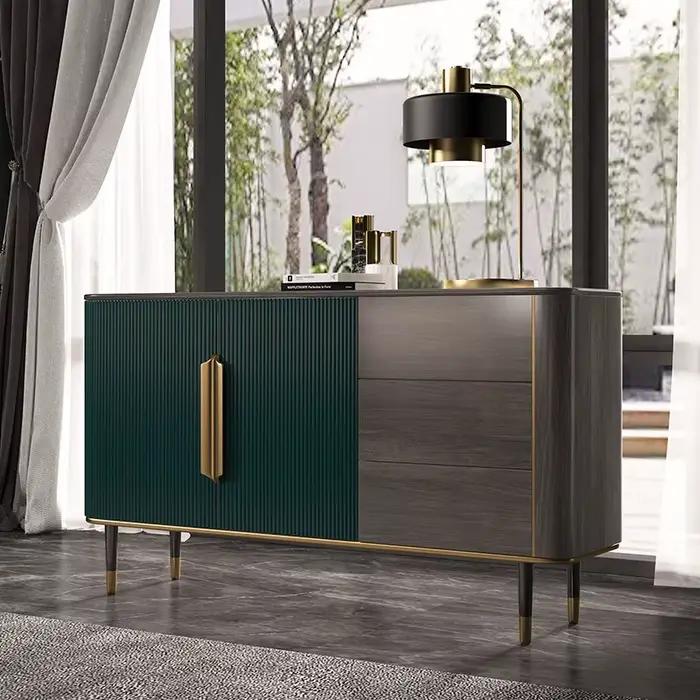 Meuble d'appoint moderne de luxe léger pour entrée de hall