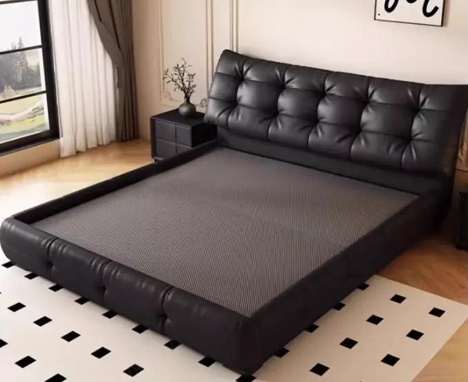 Table de chevet rembourrée fantaisie, lits de rangement modernes pour chambre à coucher, salon de co
