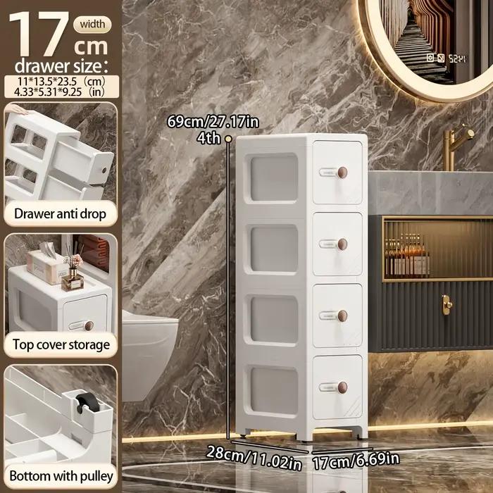 Armoire de rangement à espace étroit pour la maison - Style tiroir - Armoire à espace de cuisine - A