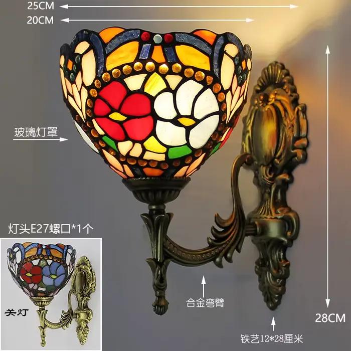Applique murale de style américain, luxueuse et élégante, style européen, pour chambre à coucher, ch