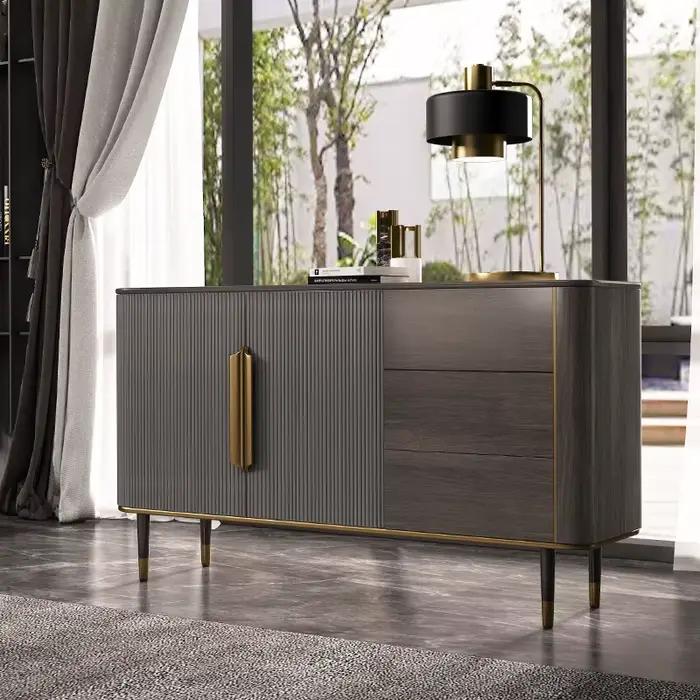 Meuble d'appoint moderne de luxe léger pour entrée de hall