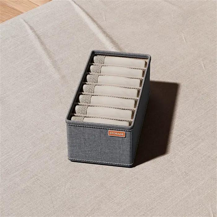 Organisateur de vêtements de garde-robe 6-20 grilles vêtements pantalons jean boîte de rangement sou