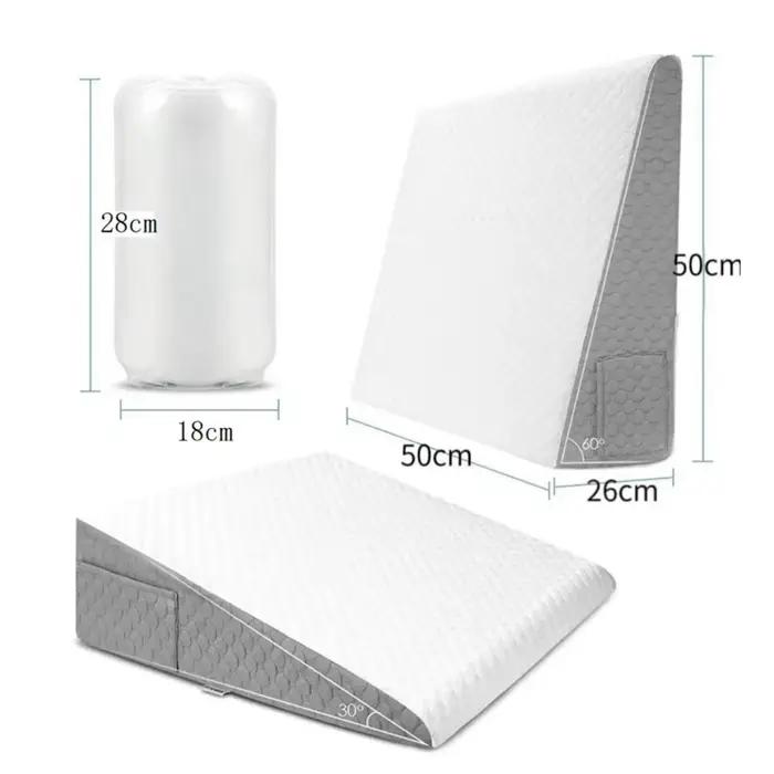 Oreiller compensé de lit pour dormir, oreiller compensé de lit en mousse à mémoire de forme pour sou